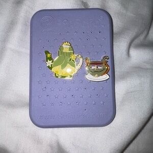 Loungefly Tiana Tea Pins Set